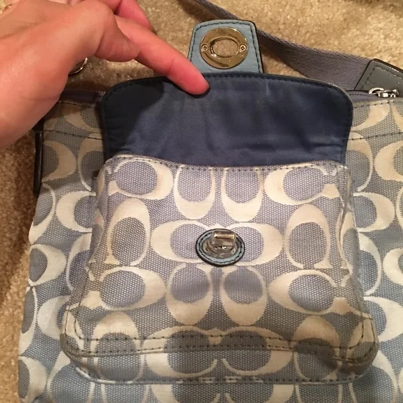 *Coach Crossbody Bag Blue